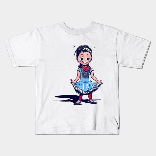 New Dress Kids T-Shirt by lipuster